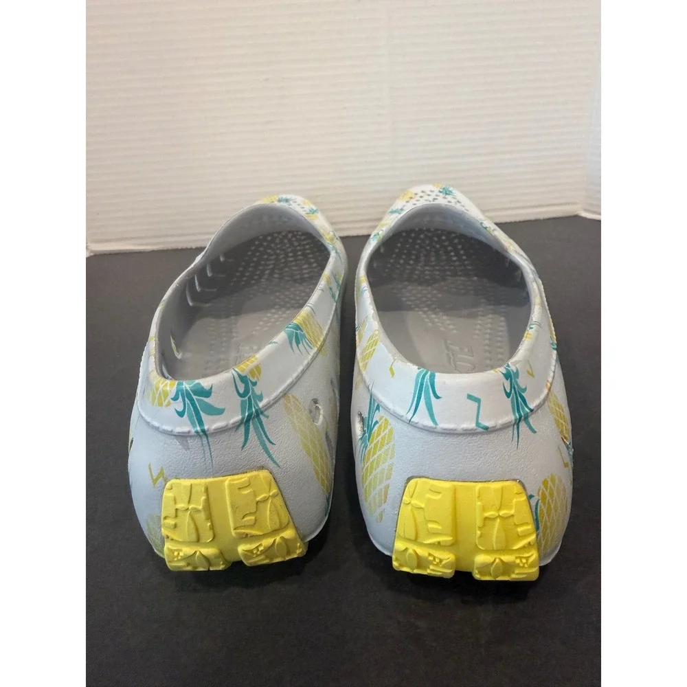 Floafers Country Club New Mens Gray Pineapple‎ EVA Water Driver Loafer Shoes 11